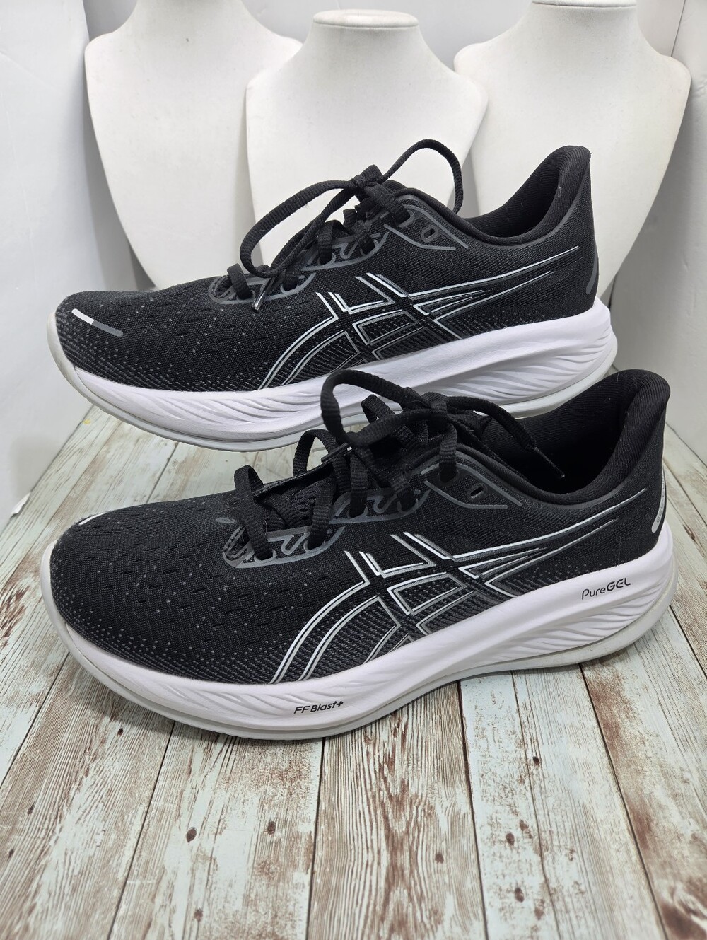 👟 ASICS Gel-Cumulus 25 Running Shoes Black White Men’s Size 11 🔥 Sneakers